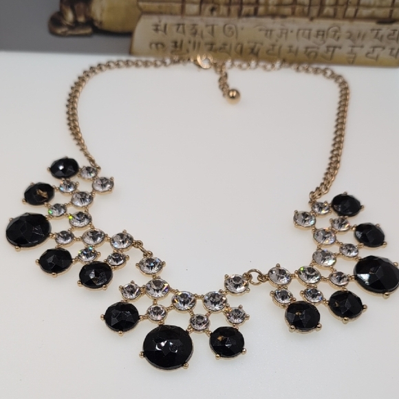 Talbots Jewelry - Talbots Black and Gold Statement Necklace
